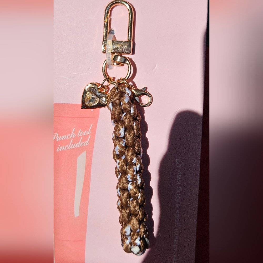 Key or Bag Charm, Heart - Picture 2 of 3